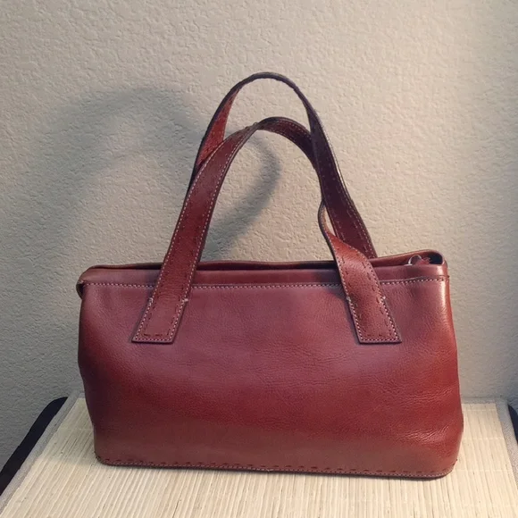 Fossil Rich Brown Leather Shoulder Bag - Picture 3 of 16